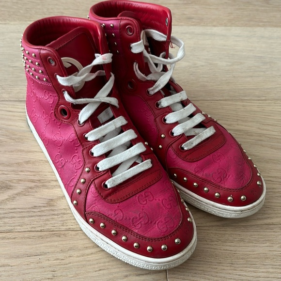 Authentic Gucci High Top Sneakers - Picture 1 of 7